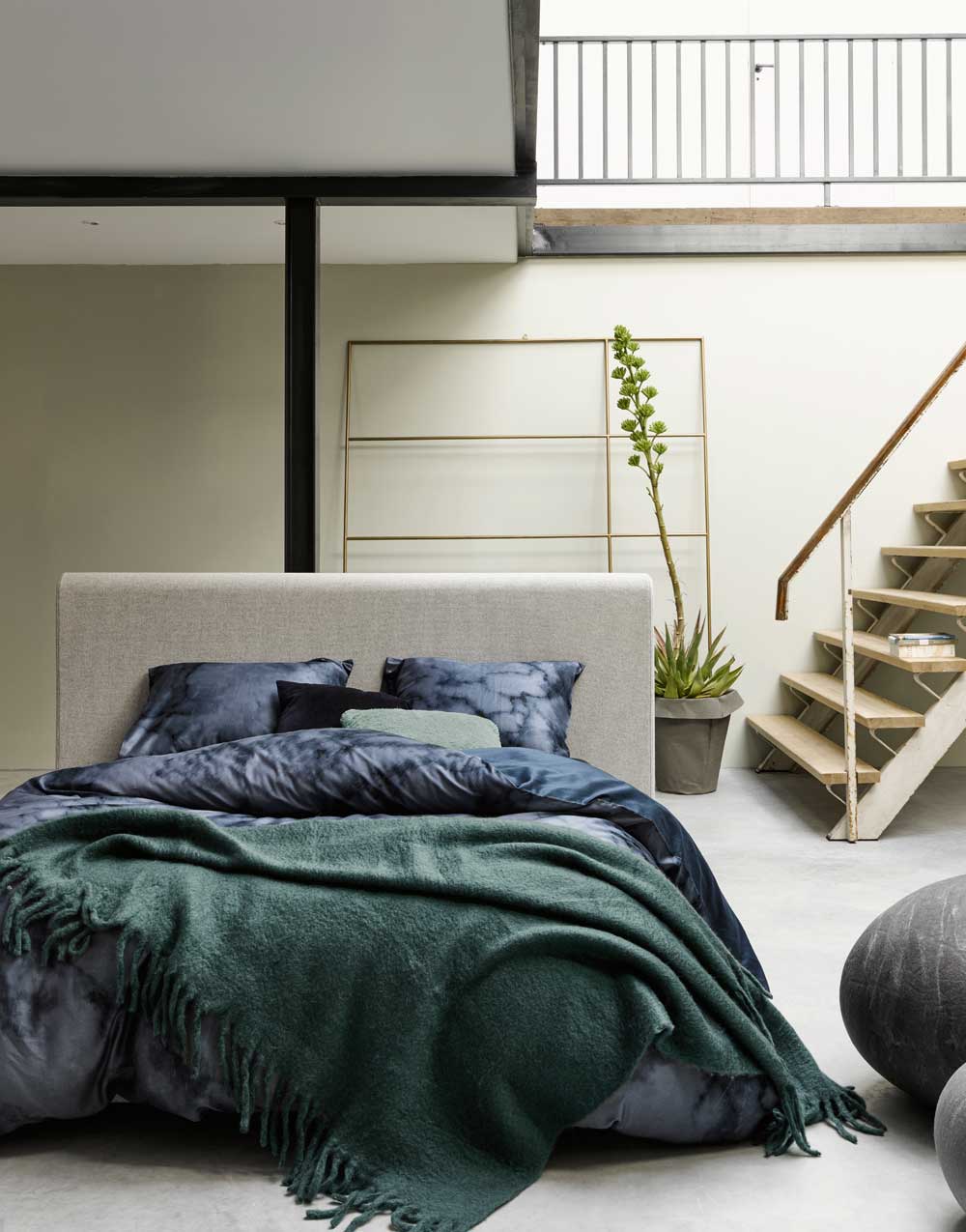 interiorlicious_slaapkamer_essenza_kyan_plaid_green